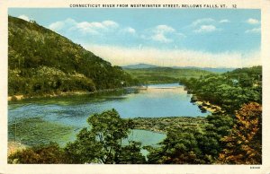 VT - Bellows Falls. Connecticut River from Westminster Street