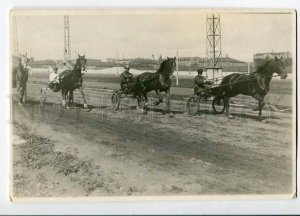 3019745 Real HORSE RACING in 1936 Vintage Real Photo #1