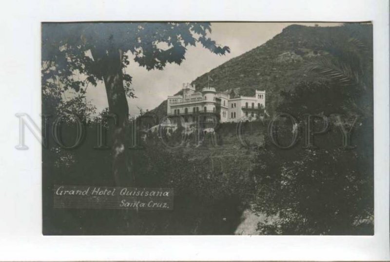 424454 Spain Canary Islands Tenerife Santa Cruz Grand Hotel Quisisana postcard