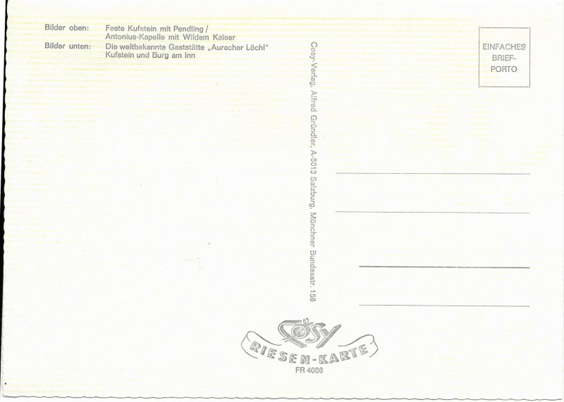 Germany. Scenic Sights. Mint. Oversize 8X6