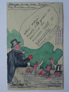 c1903 - 15 College St, Nottingham University Political Satire Hand Drawn PC (5)