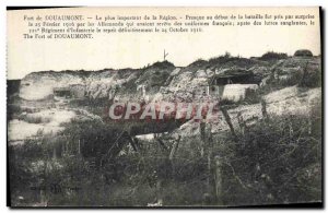 Old Postcard Army Fort Douaumont The most important of the region