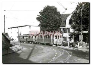 Postcard Modern Train to Schieitheim has Neuhausen Rheinhof