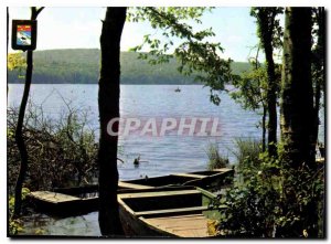 Postcard Modern Lake Vieilles Forges Ardennes Beach