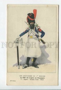 432633 French Propaganda uniforms of first empire Vintage postcard