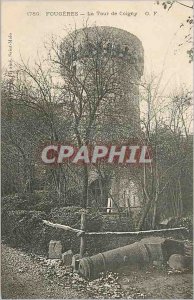 Postcard Fougeres Old Tower Coigny