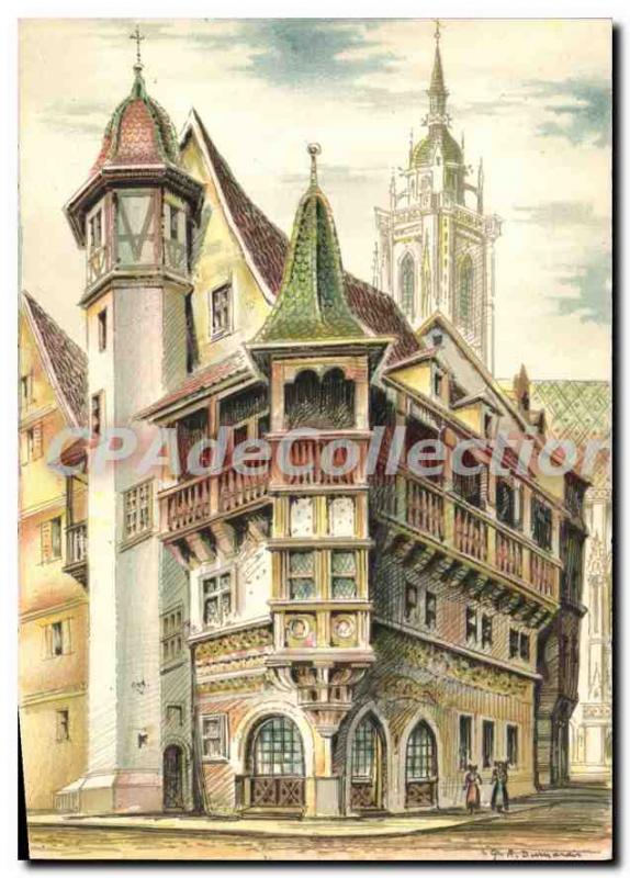 Modern Postcard Colmar Pfister house