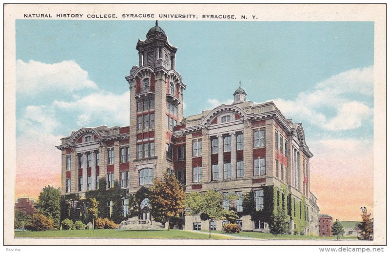 Natural History College, Syracuse University, Syracuse, New York, 1910-1920s