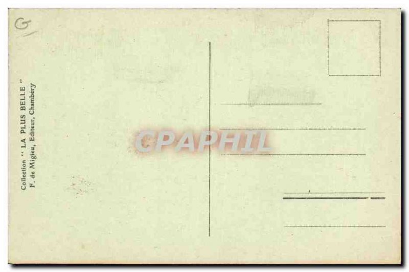 Old Postcard In Savoy Montreurs marmot Groundhog Folklore TOP