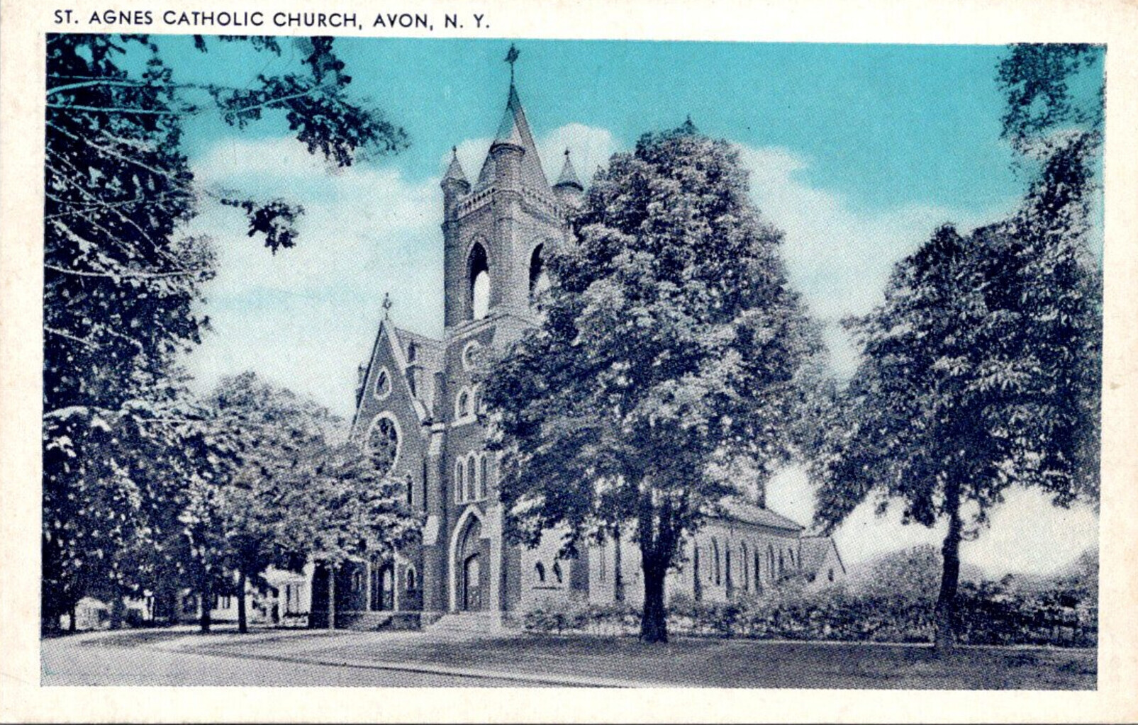 New York Avon St Agnes Catholic Church United States New York