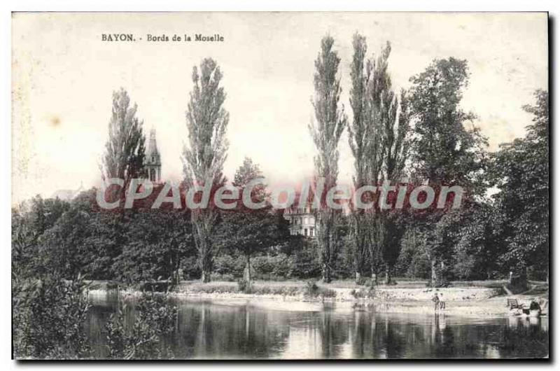 Postcard Old Bayon Bords De La Moselle