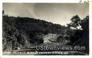 Real Photo - Highway 70 - Fredericktown, Missouri MO  