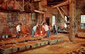 Pennsylvania Brunnerville Interior View Brunnerville Iron Foundry