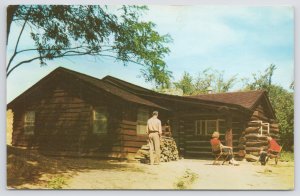 Wheeling West Virginia~Oglebay Park~Cabin~1950s Postcard