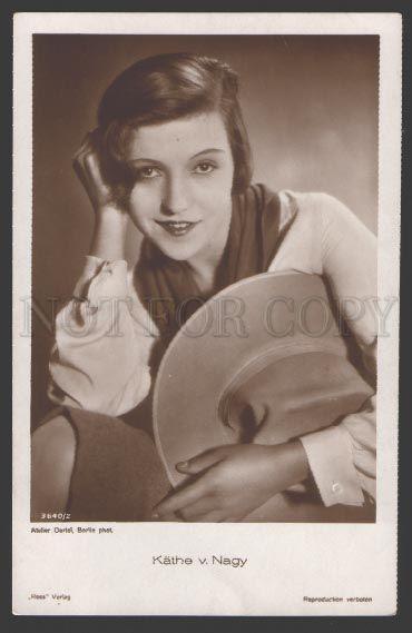 108236 Kathe NAGY Hungarian Writer & MOVIE ACTRESS old PHOTO