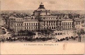 U.S. Congressional Library Washington D.C. Postcard PC113