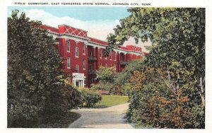 TN, Johnson City EAST TENNESSEE STATE NORMAL SCHOOL~Girl's Dorm c1920's Postcard