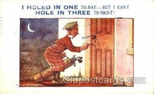 D.Tempest Golf 1943 minor corner wear, postal marking left edge