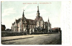 Postcard Mary Drexel Home Philadelphia PA