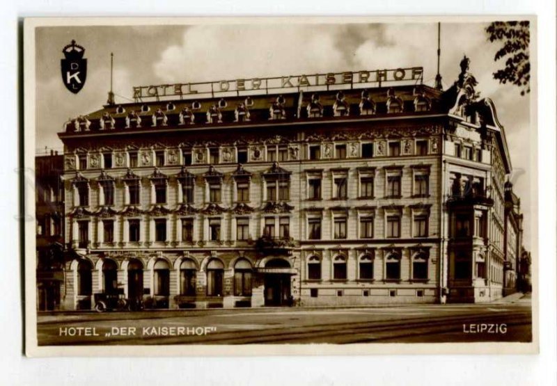 401521 GERMANY LEIPZIG Hotel Der Kaiserhof Vintage postcard