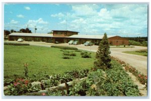 c1950's Meadow Acres Motel Cars Scene Topeka Kansas KS Unposted Vintage Postcard