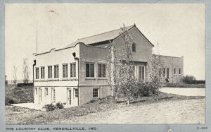 Vintage Postcard 1920's The Country Club Golf Course Kendallville Indiana IN