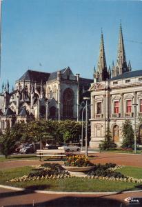 BF15756 cholet m et l square et eglise notre dame france front/back image