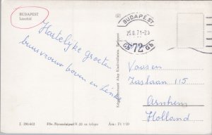 Hungary Budapest Lanchid  RPPC B256