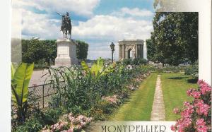 BF20180 montpellier herault promenade du peyrou  france  front/back image