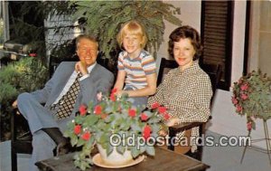 Jimmy, Rosalynn & Daughter Amy, Mother Allie's Porch Plains, GA, USA Unused 