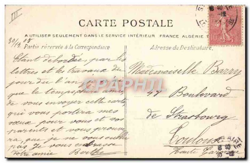 Postcard Old Barracks Customs Saint Nazaire Customs