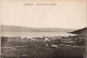 Tiberias from Mountain Israel Palestine Middle East Unused Postcard H3