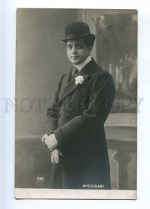 234103 Giuseppe ANSELMI Italian OPERA TENOR Dandy Old PHOTO 