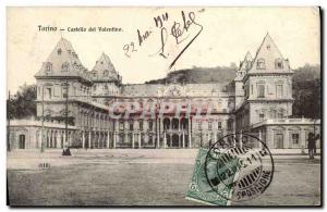 Old Postcard Castello del Valentino Torino