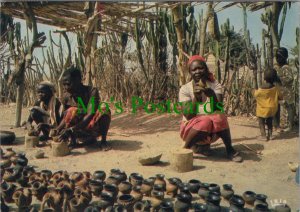 Africa Postcard - Pottery Merchant, Gambia? - Posted RR19336