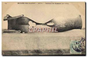 Postcard Old Woman Nude erotic Musee de Cluny Paris chastity belt