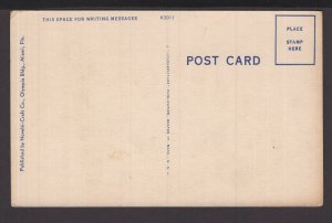 Florida Miami Beach - Palm Studded Indian Creek ~ Linen