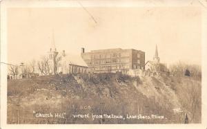 Lanesboro Minnesota~Church Hill Viewed from Train~Several Churches~Real Photo