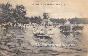 Regatta Day - Kiamesha Lake, New York NY Postcard