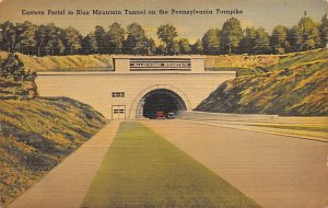 Eastern Portal to Blue Mountain Tunnel Turnpike, Pennsylvania PA  