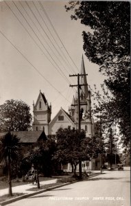 RPPC Presbyterian Church, Santa Rosa CA Vintage Postcard Y71