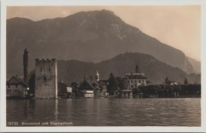 Switzerland Stansstad und Stanserhorn Vintage RPPC C201