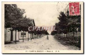 Mailly le Camp - Route A - Bike - Cycling - Old Postcard