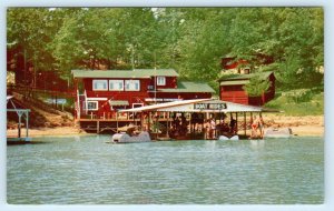 LAKE OZARK, Missouri MO ~ Roadside EDGEWATER BEACH RESORT Boat Rides Postcard