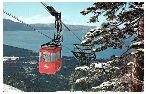 Vintage Heavenly Valley at Lake Tahoe, California Cable Car Postcard C16851