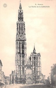 La Fleche De La Cathedrale Anvers Belgium Unused 