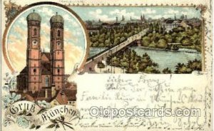 Munchen Gruss Aus Greetings From postal used unknown 