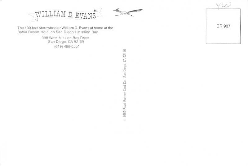 William D Evans - San Diego, California