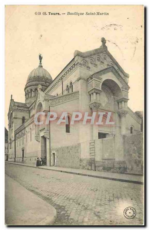 Postcard Old Tours Basilica St. Martin