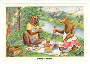 Dressed Bears - Bearly Civilized Picnicking   Artist: L. Drake-Robinson